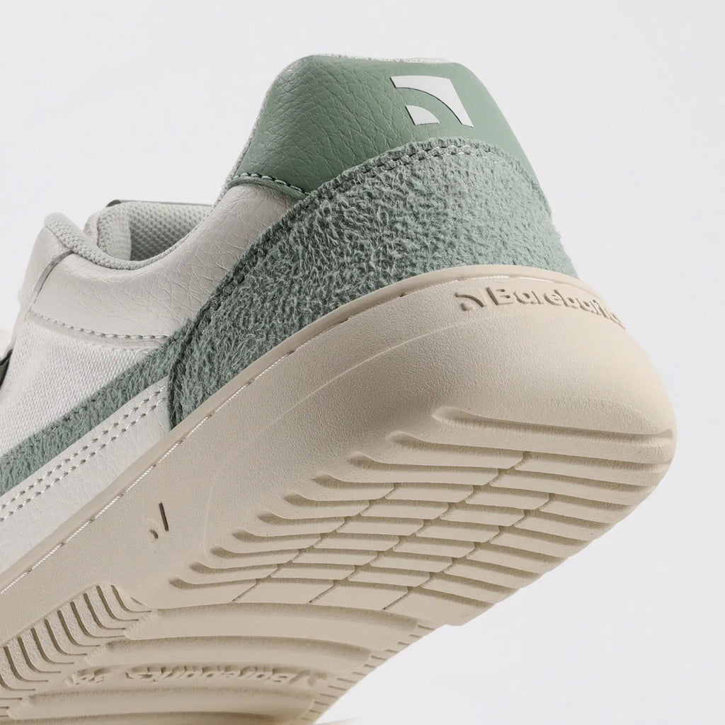 Barefoot Sneakers Barebarics Zing - White & Green - BarefootHub - UK Barefoot Shoes