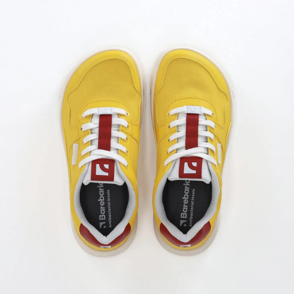 Barefoot Sneakers Barebarics Zing - Yellow & Red - BarefootHub - UK Barefoot Shoes