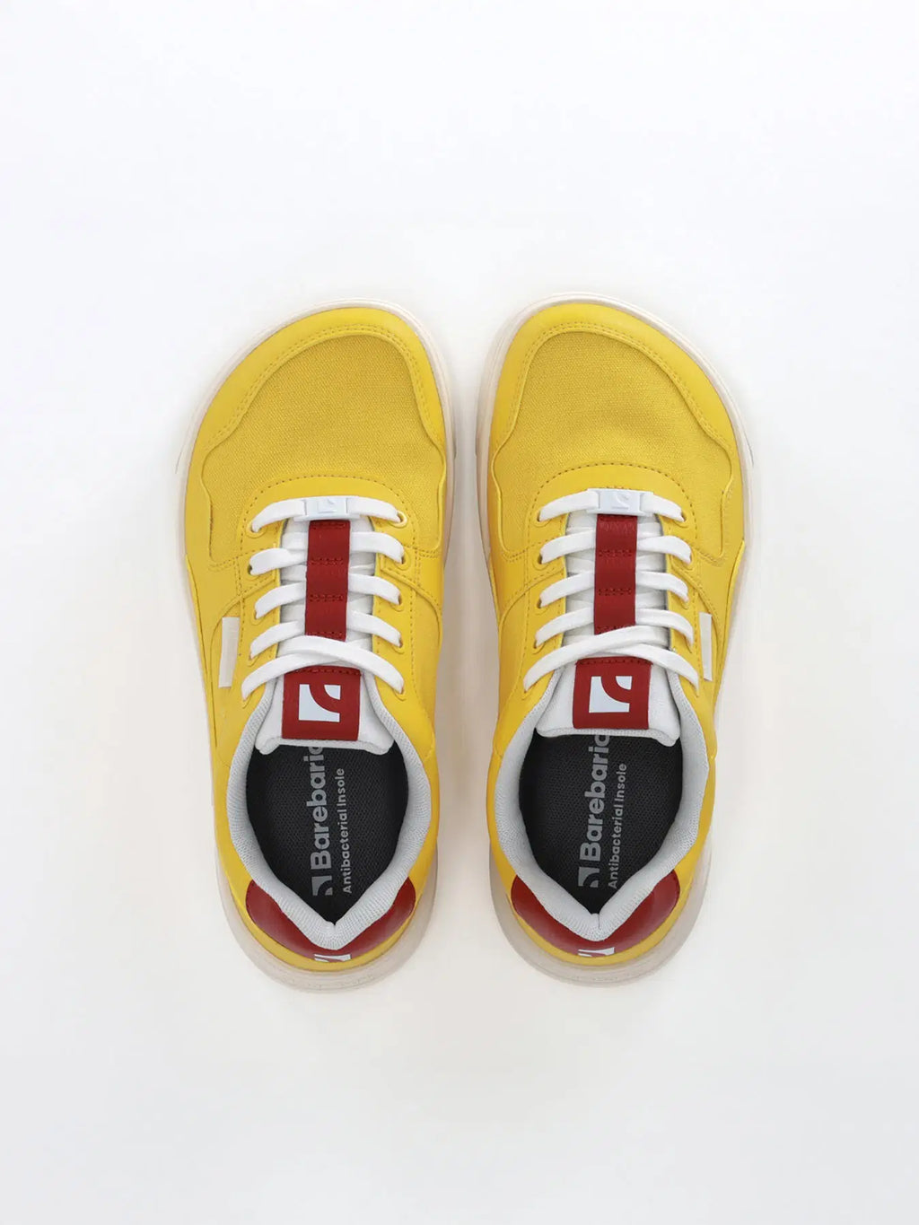 Barefoot Sneakers Barebarics Zing - Yellow & Red - BarefootHub - UK Barefoot Shoes