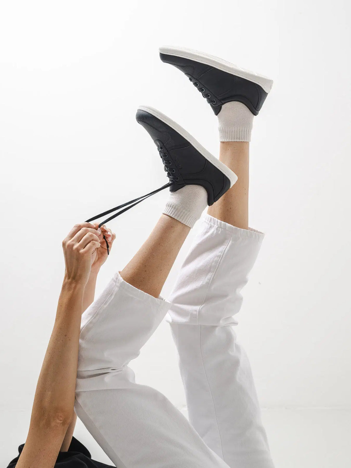 Barefoot Sneakers - Be Lenka Echo - Black & White - BarefootHub - UK Barefoot Shoes
