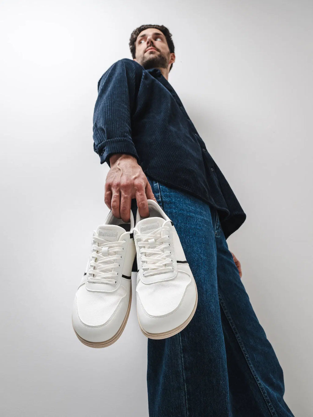 Barefoot Sneakers - Be Lenka Echo - White & Black Vegan - BarefootHub - UK Barefoot Shoes
