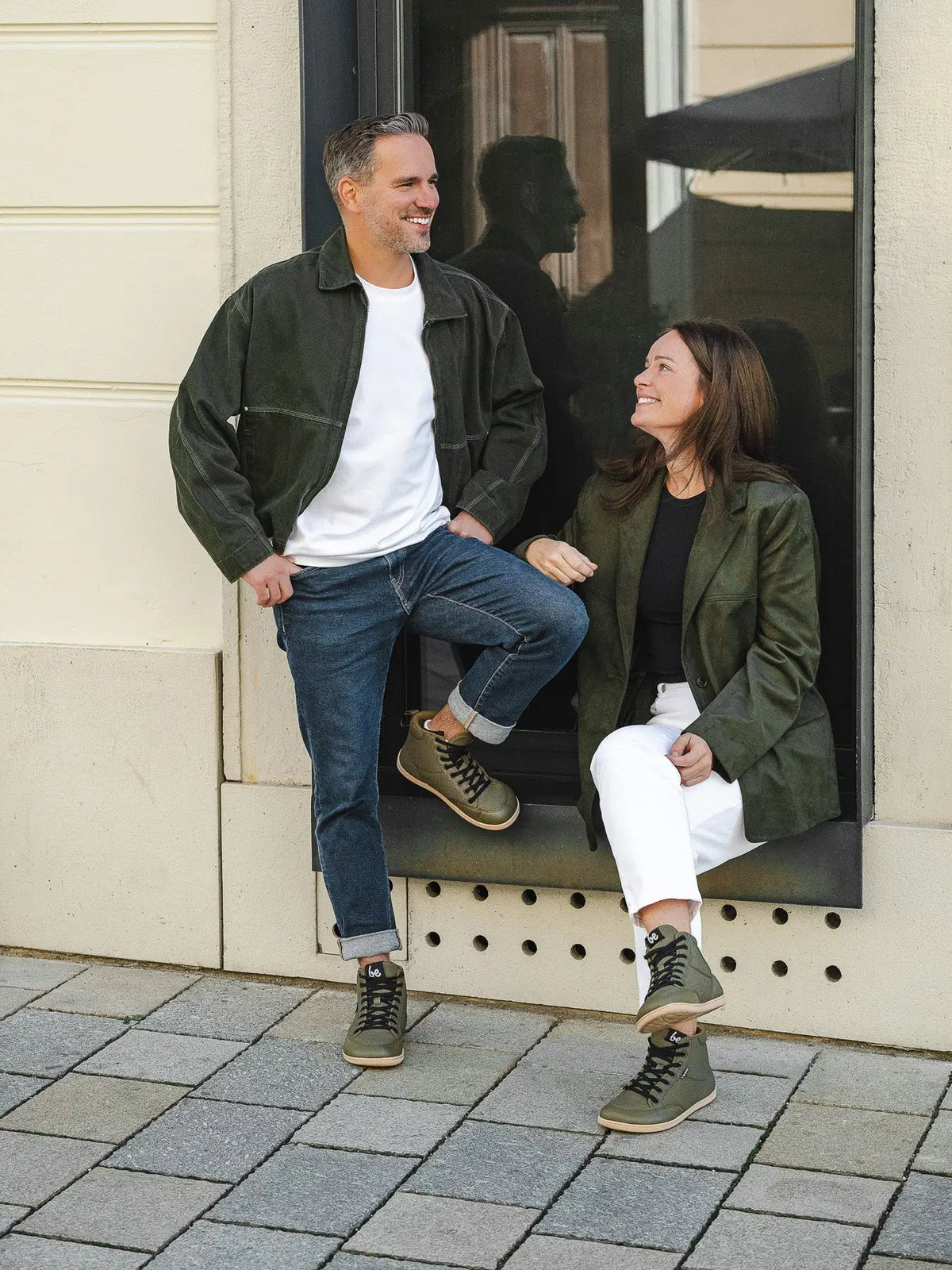 Barefoot Sneakers Be Lenka Rebound Thermo - Army Green - BarefootHub - UK Barefoot Shoes