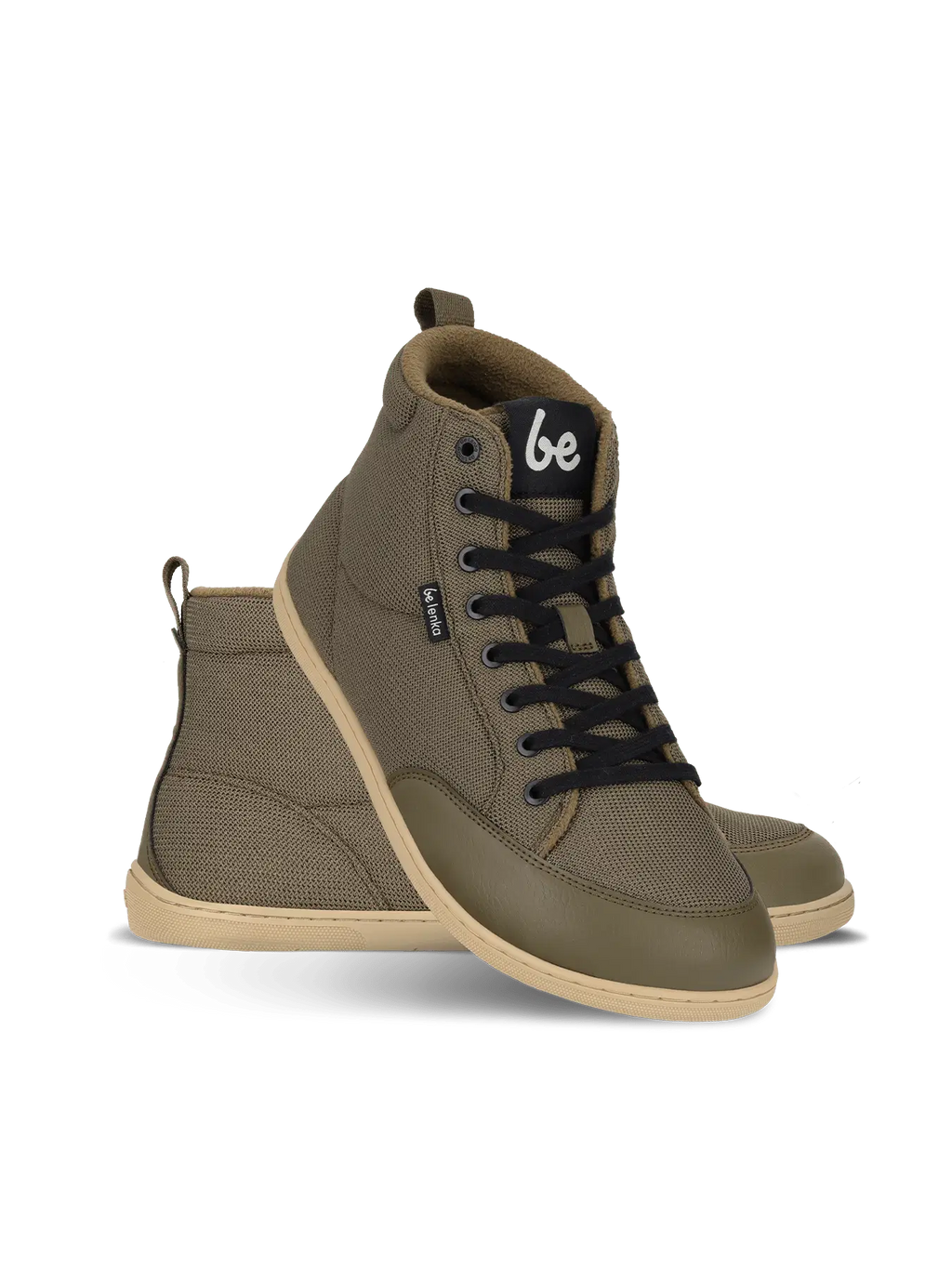 Barefoot Sneakers Be Lenka Rebound Thermo - Army Green - BarefootHub - UK Barefoot Shoes