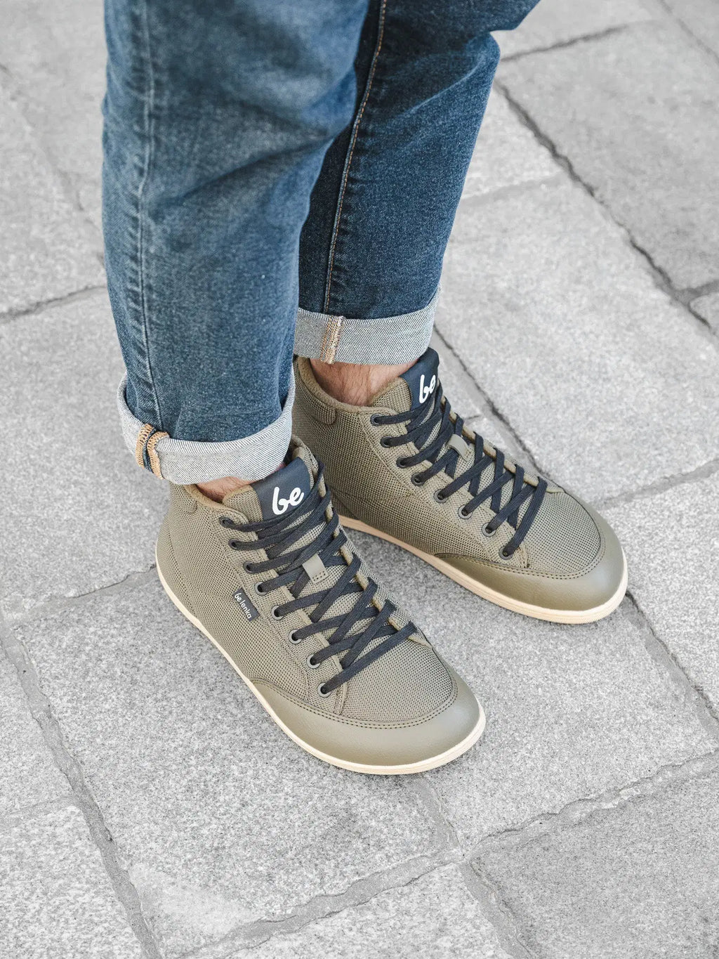 Barefoot Sneakers Be Lenka Rebound Thermo - Army Green - BarefootHub - UK Barefoot Shoes