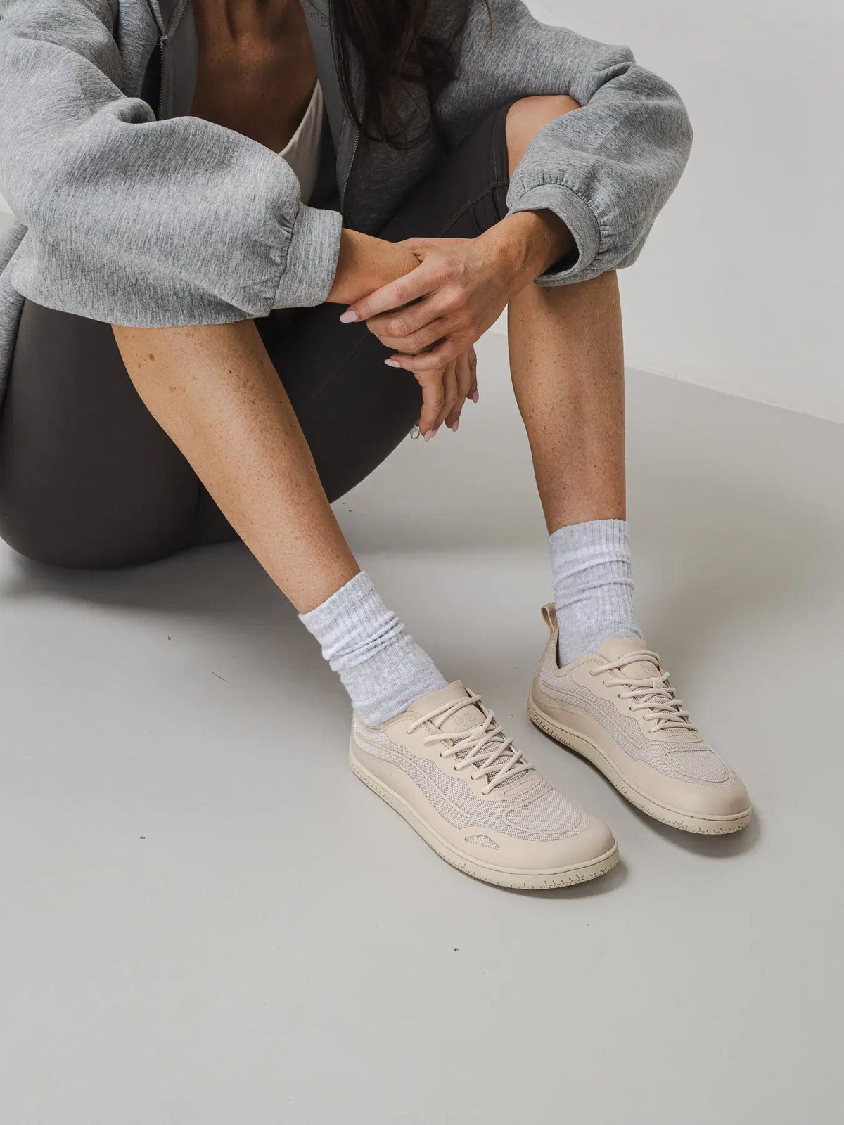 Barefoot Sneakers Be Lenka Velocity - Beige - BarefootHub - UK Barefoot Shoes
