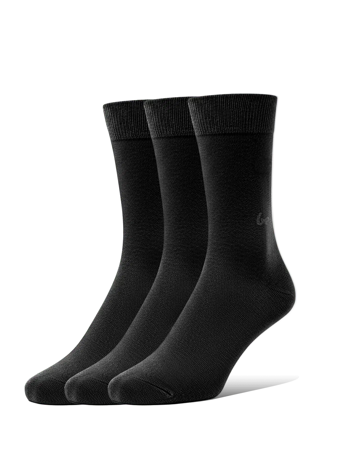 Barefoot Socks - Crew - Essentials - Black - 3 pack - BarefootHub - UK Barefoot Shoes