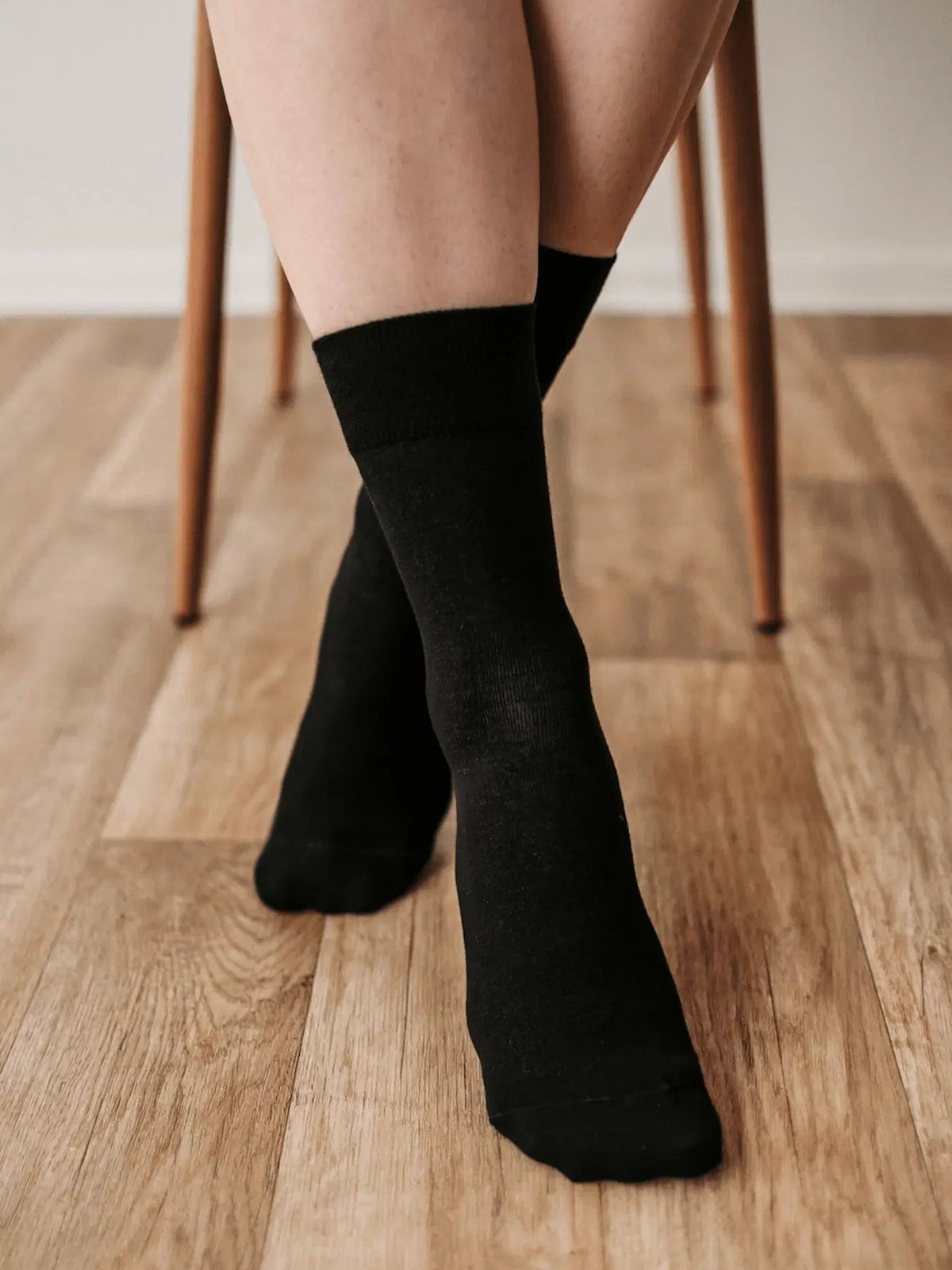 Barefoot Socks - Crew - Essentials – Black - BarefootHub - UK Barefoot Shoes