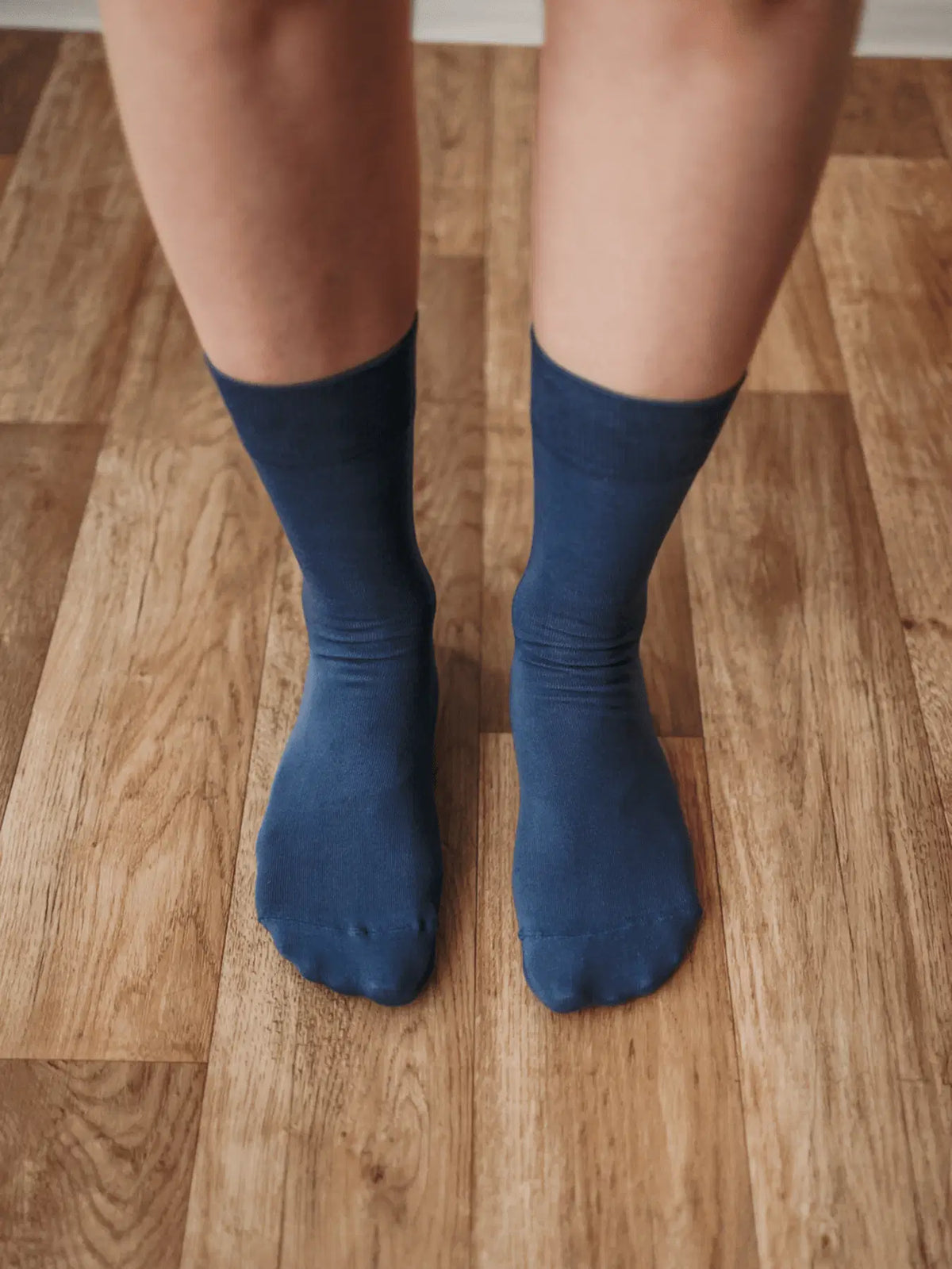 Barefoot Socks - Crew - Essentials - Blue - 3 pack - BarefootHub - UK Barefoot Shoes