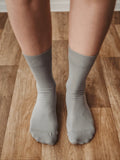 Barefoot Socks - Crew - Essentials - Grey - 3 pack - BarefootHub - UK Barefoot Shoes