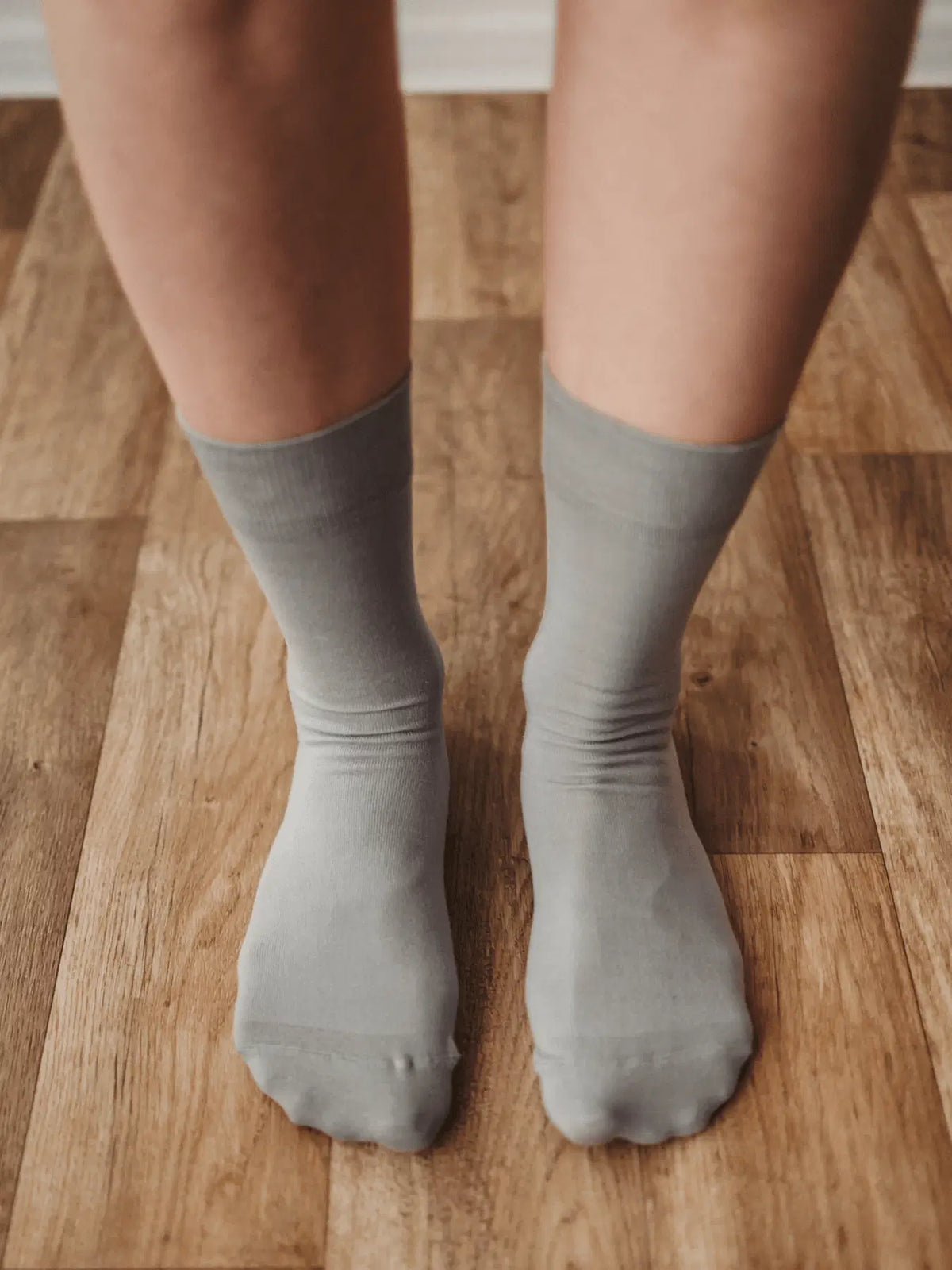 Barefoot Socks - Crew - Essentials - Grey - 3 pack - BarefootHub - UK Barefoot Shoes