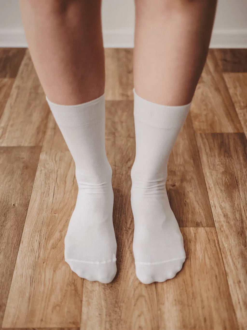 Barefoot Socks - Crew - Essentials - White - 3 pack - BarefootHub - UK Barefoot Shoes