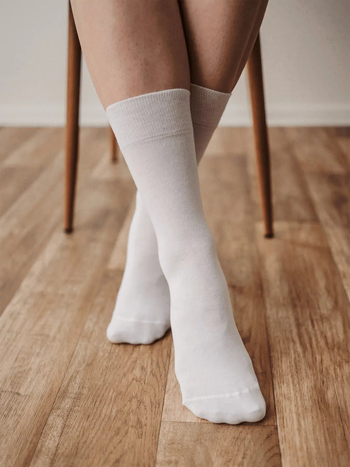Barefoot Socks - Crew - Essentials – White - BarefootHub - UK Barefoot Shoes