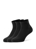 Barefoot Socks - Low-cut - Essentials - Black - 3 pack - BarefootHub - UK Barefoot Shoes