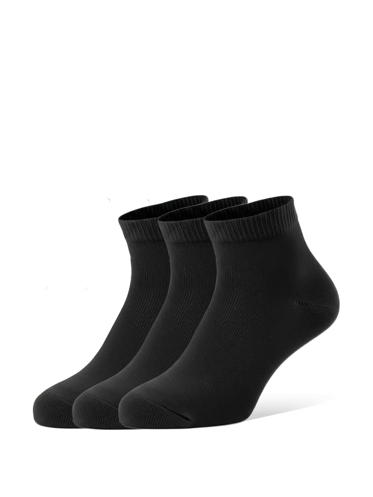 Barefoot Socks - Low-cut - Essentials - Black - 3 pack - BarefootHub - UK Barefoot Shoes