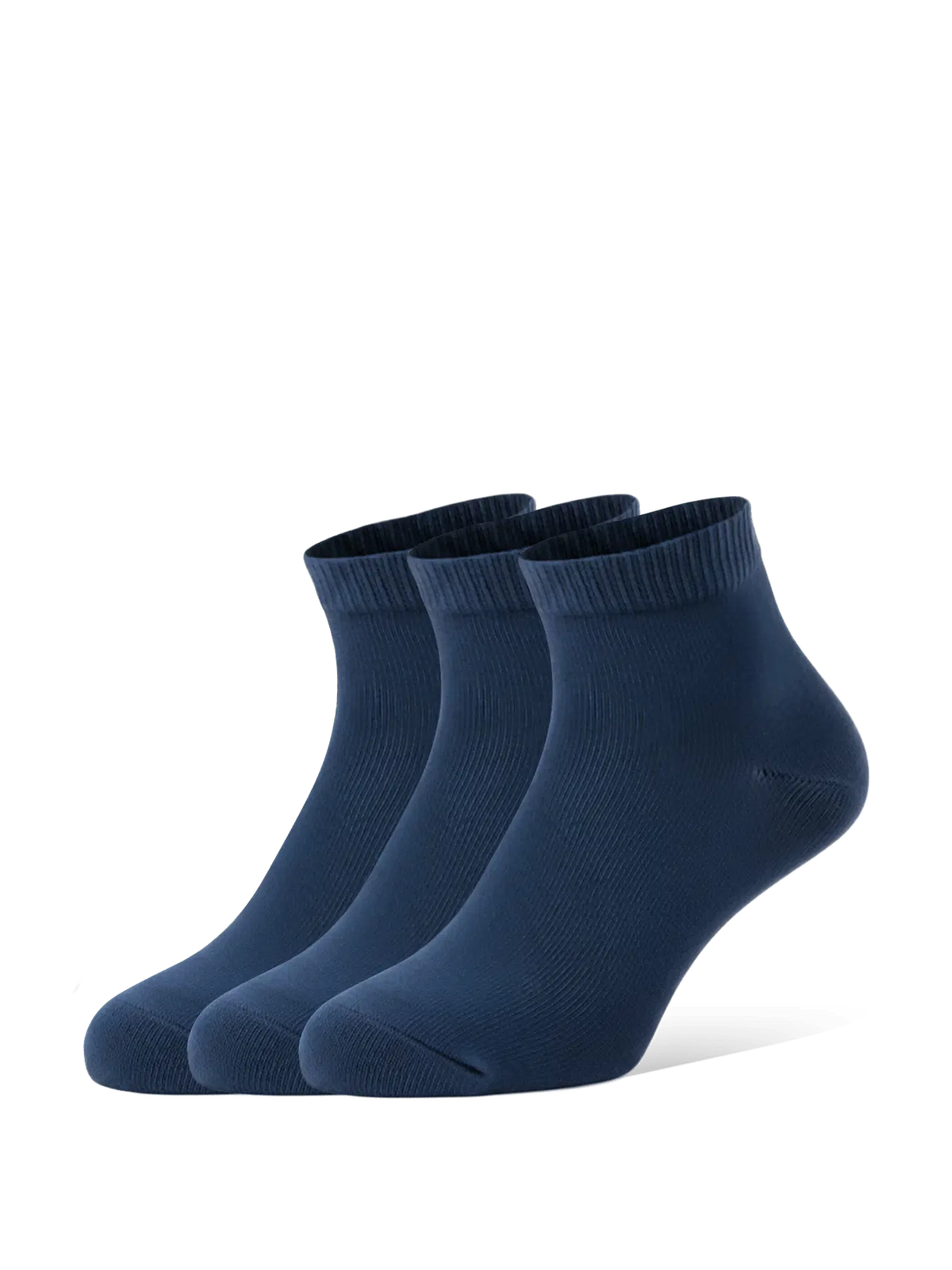 Barefoot Socks - Low-cut - Essentials - Blue - 3 pack - BarefootHub - UK Barefoot Shoes