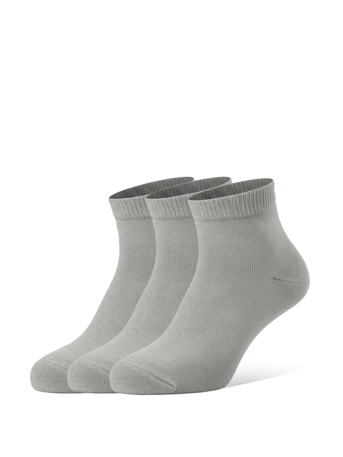 Barefoot Socks - Low-cut - Essentials - Grey - 3 pack - BarefootHub - UK Barefoot Shoes