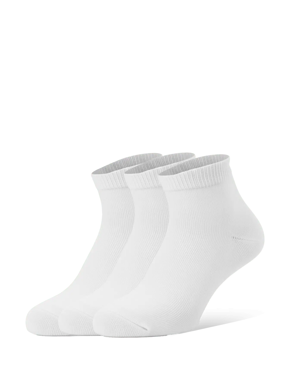 Barefoot Socks - Low-cut - Essentials - White - 3 pack - BarefootHub - UK Barefoot Shoes