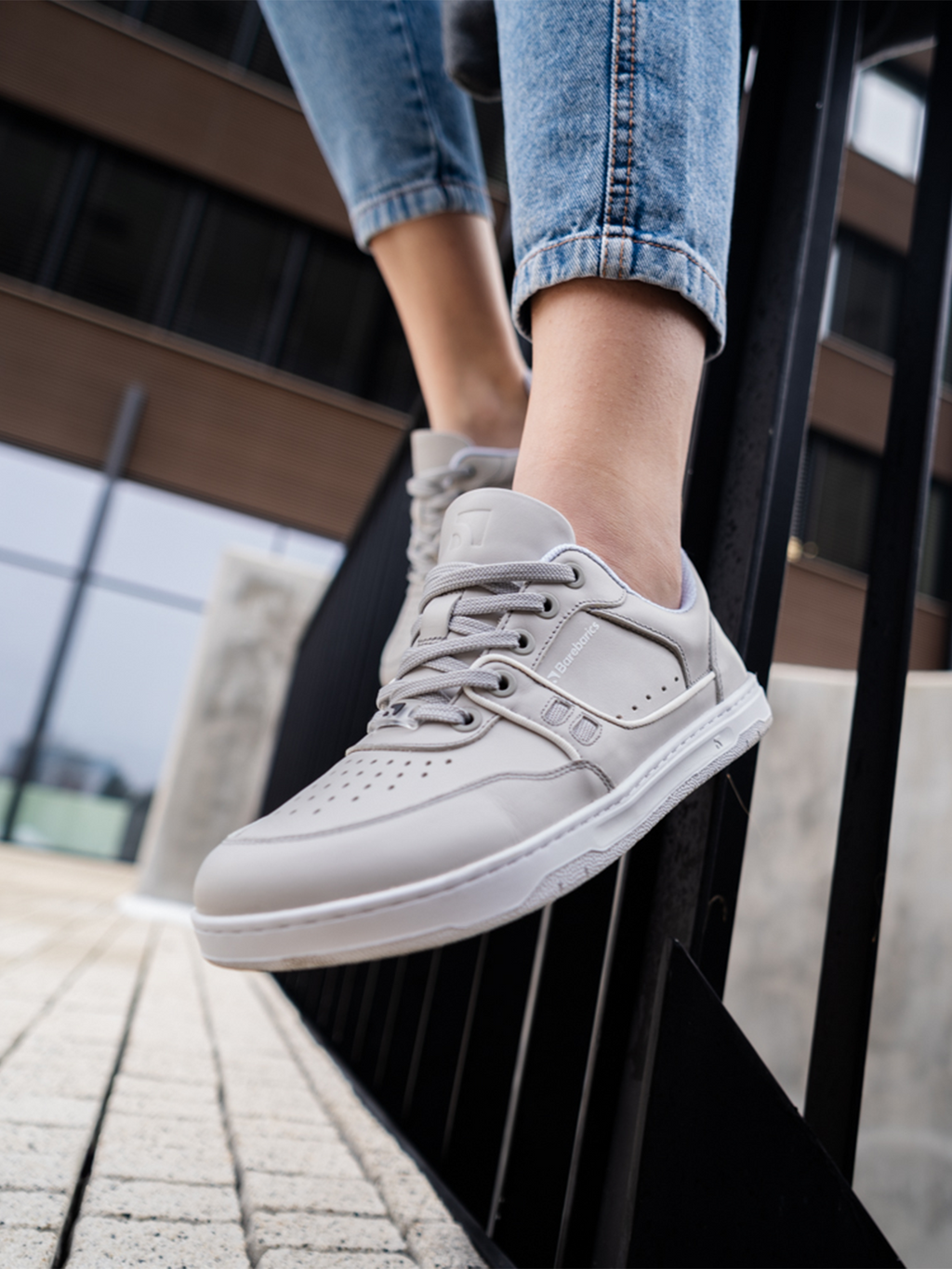 Barfuß Sneaker Barebarics Arise - Light Grey