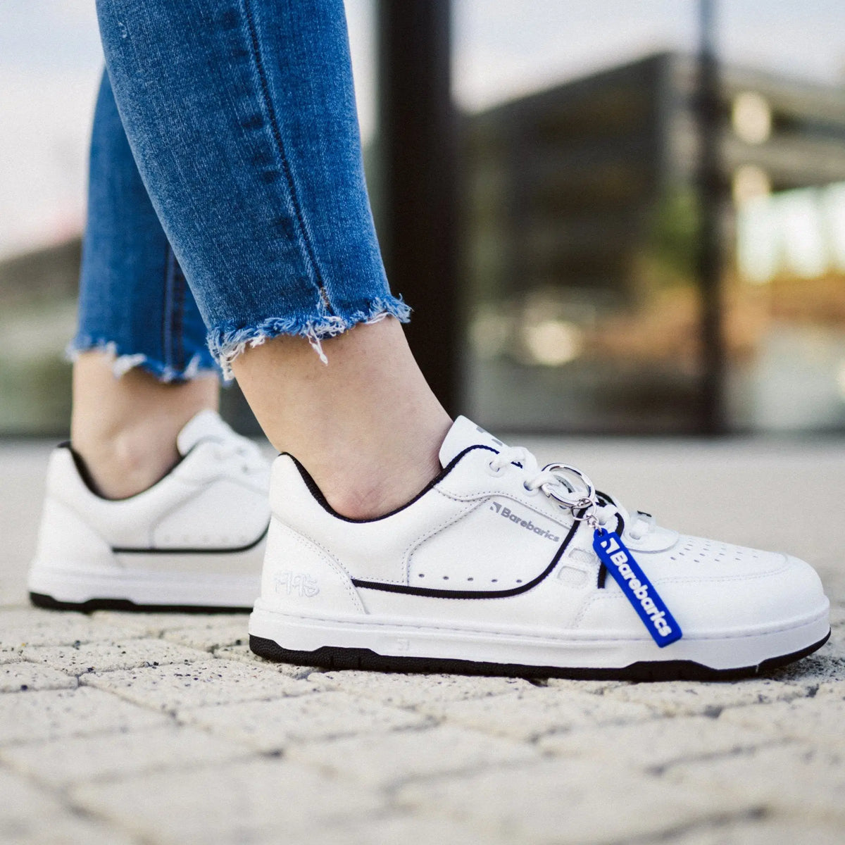 Barfuß Sneaker Barebarics Arise - White & Black