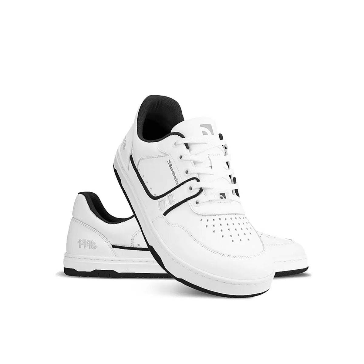 Barfuß Sneaker Barebarics Arise - White & Black