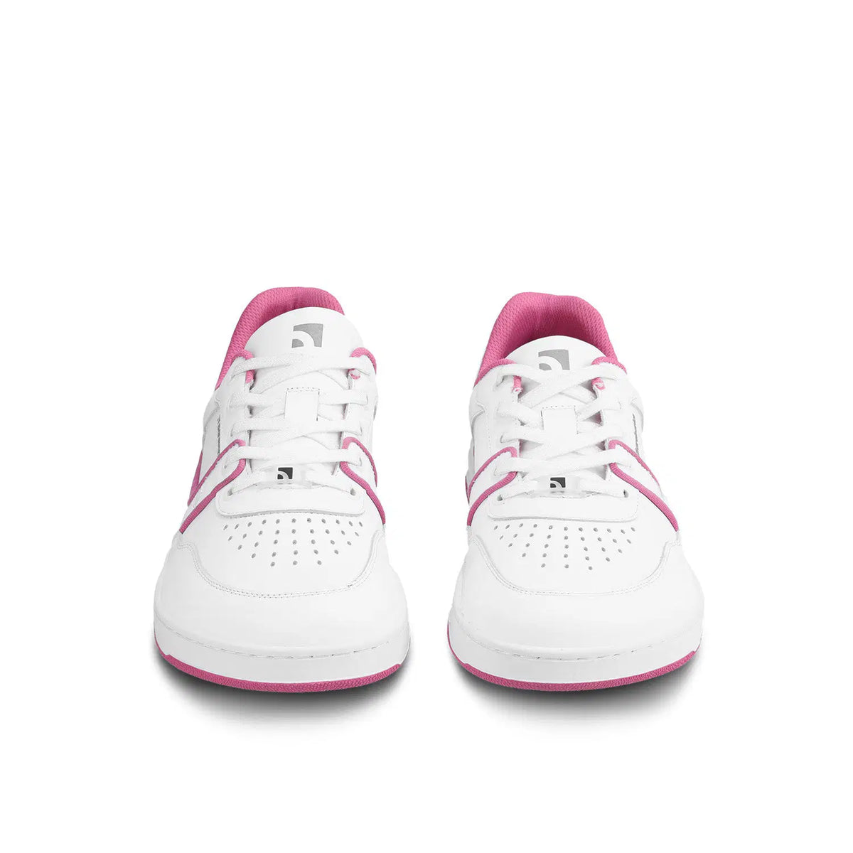 Barfuß-Sneaker Barebarics Arise - Weiß & Himbeerrosa