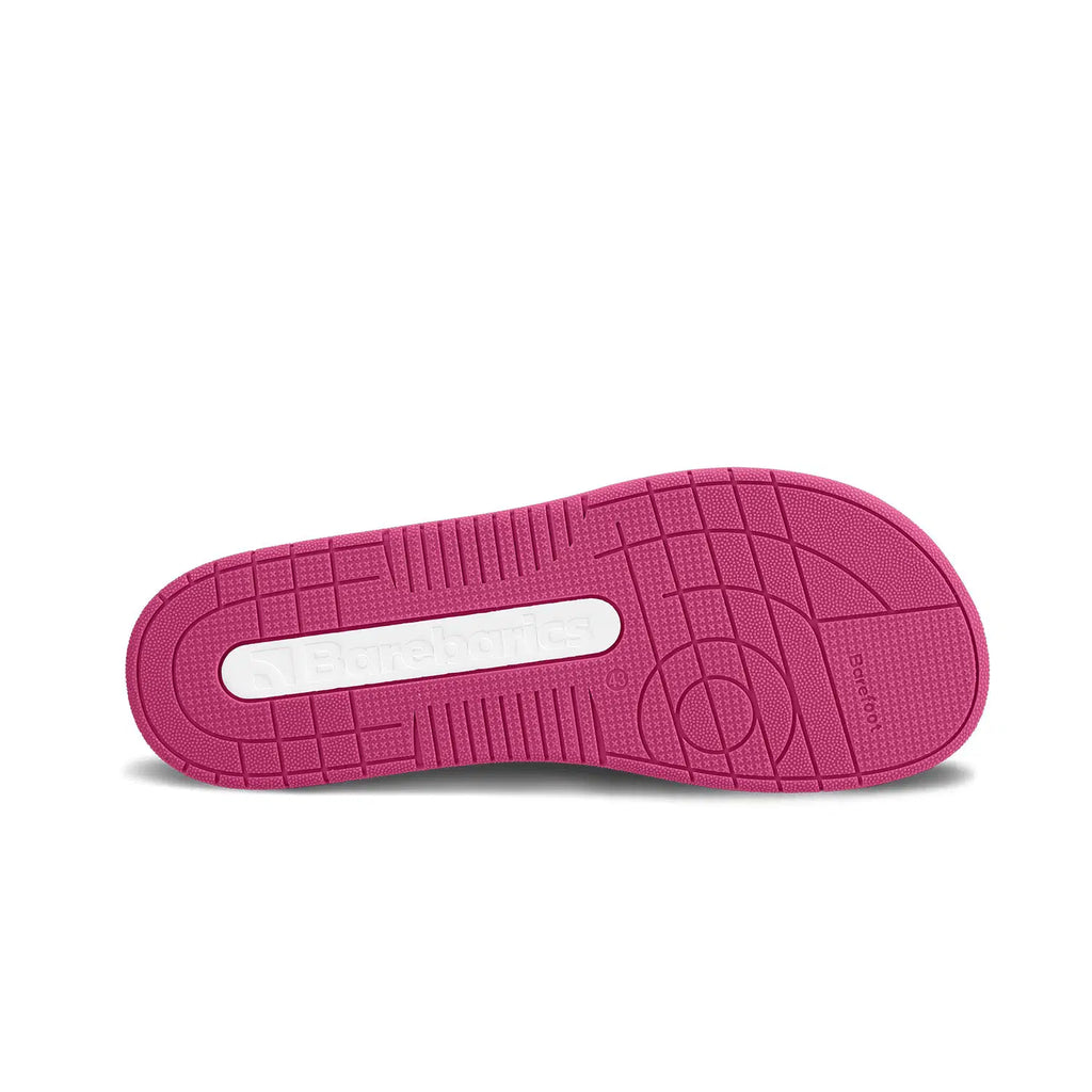 Barfuß-Sneaker Barebarics Arise - Weiß & Himbeerrosa
