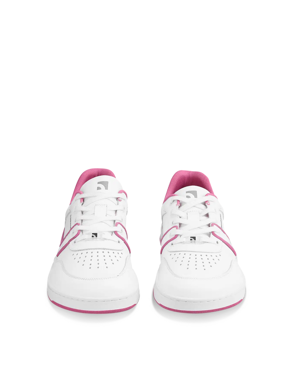 Barfuß-Sneaker Barebarics Arise - Weiß & Himbeerrosa