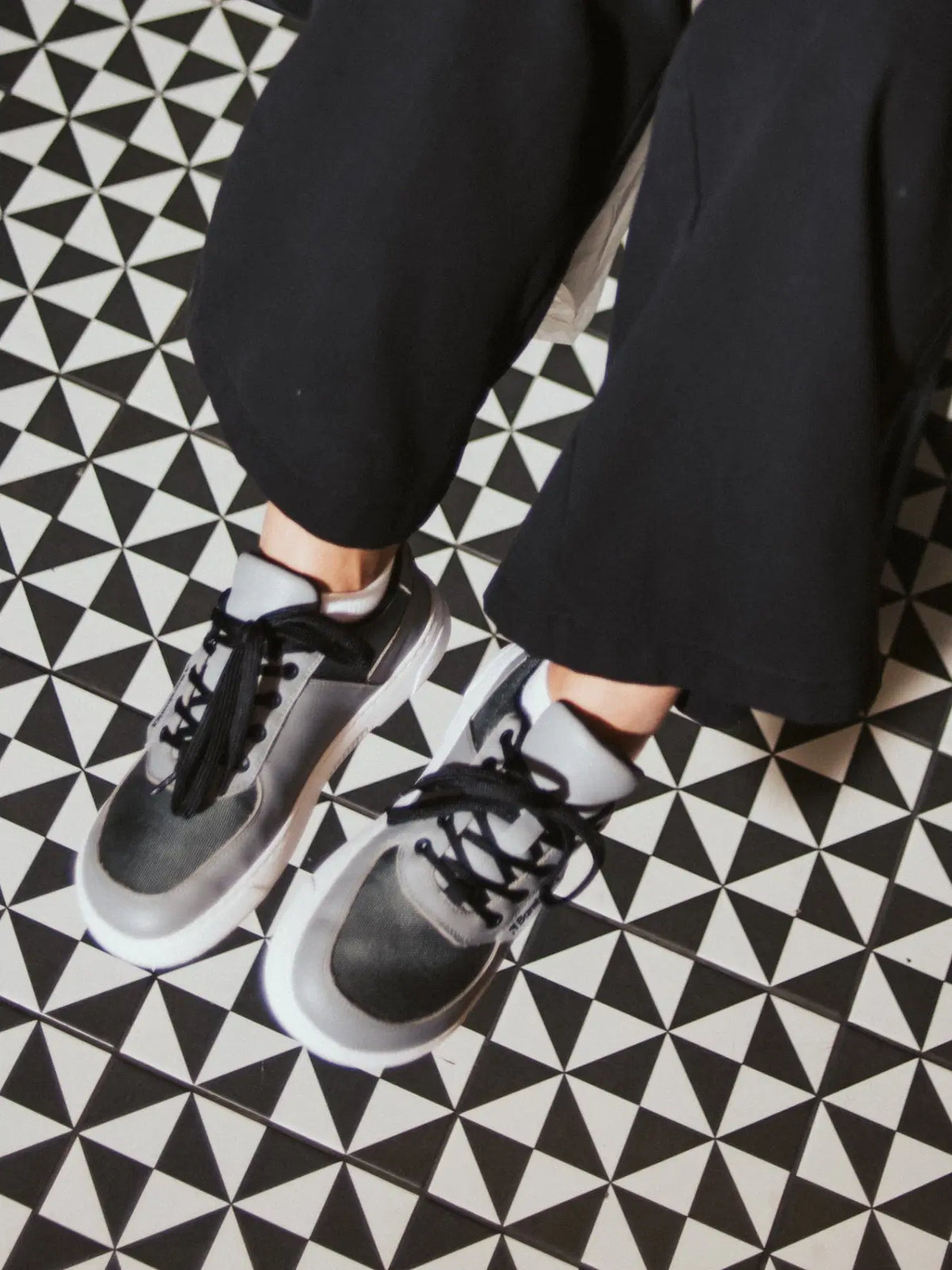 Barfußschuhe Barebarics Bravo - Grau & Weiß