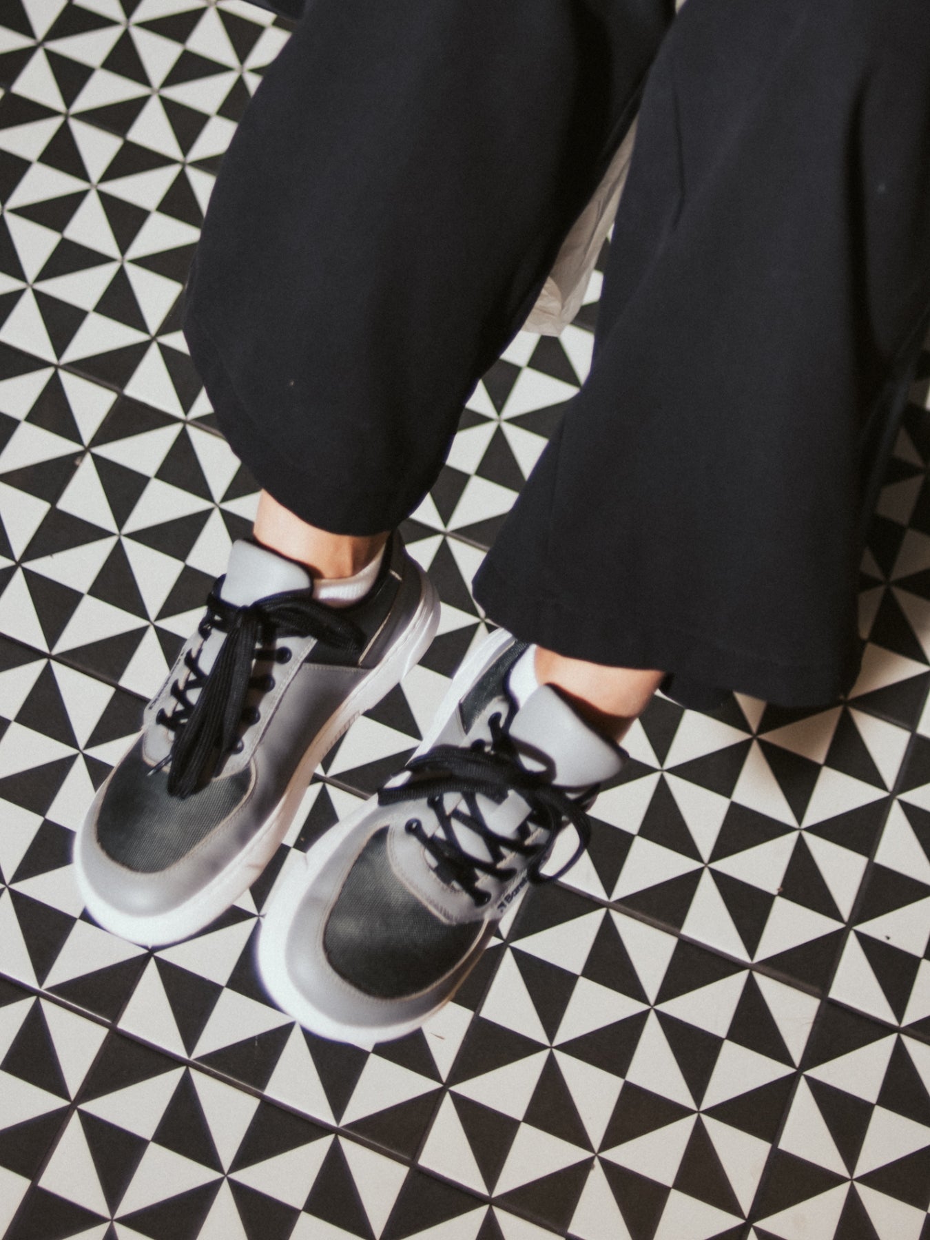 Barfußschuhe Barebarics Bravo - Grau & Weiß