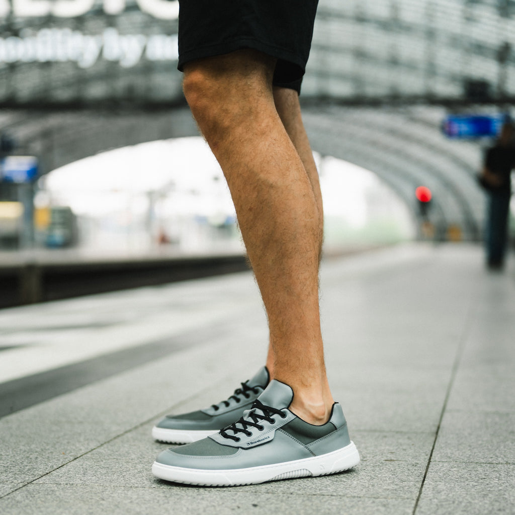 Barfußschuhe Barebarics Bravo - Grau & Weiß