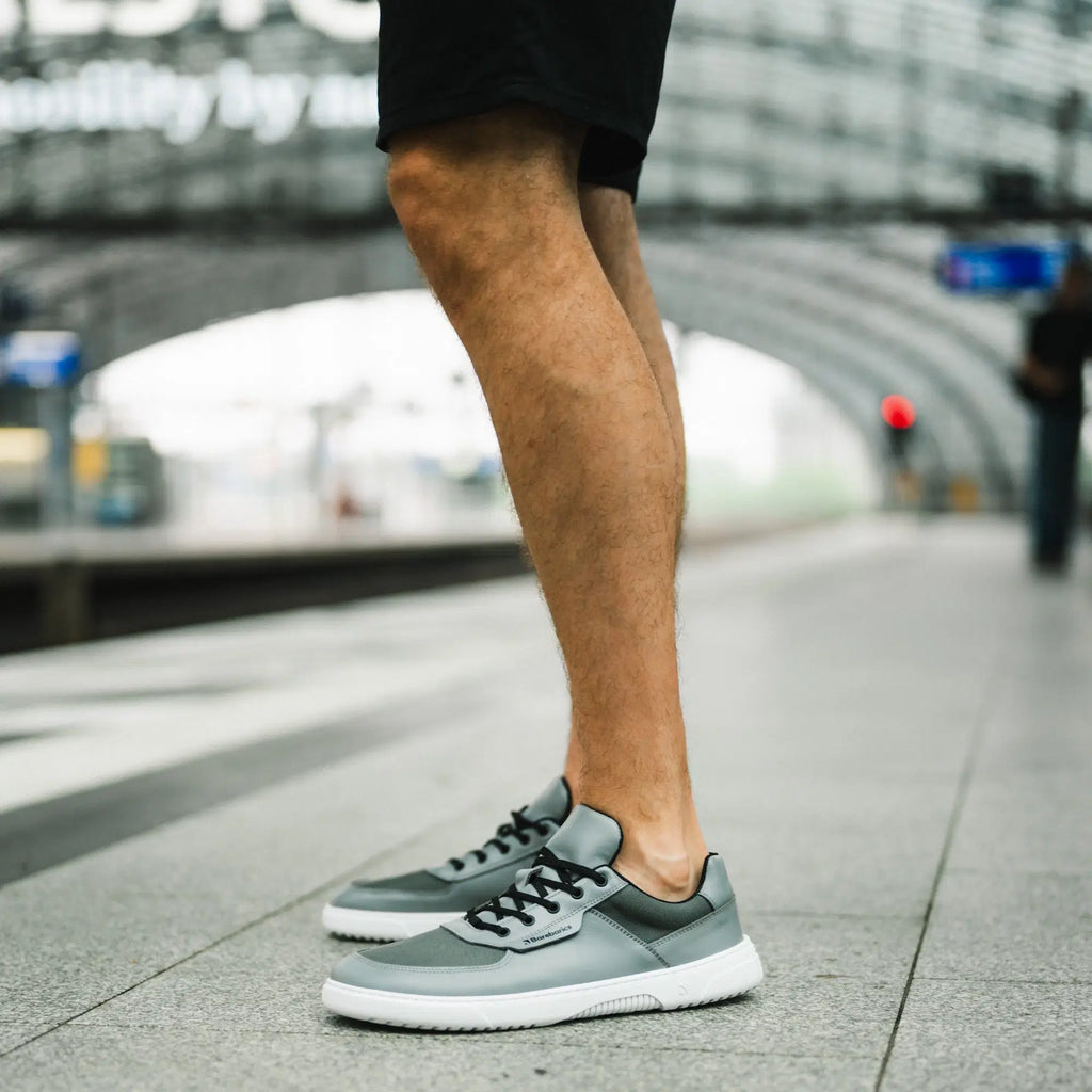 Barfußschuhe Barebarics Bravo - Grau & Weiß
