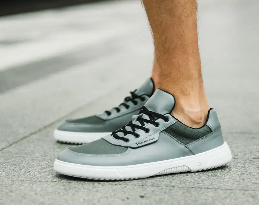 Barfußschuhe Barebarics Bravo - Grau & Weiß