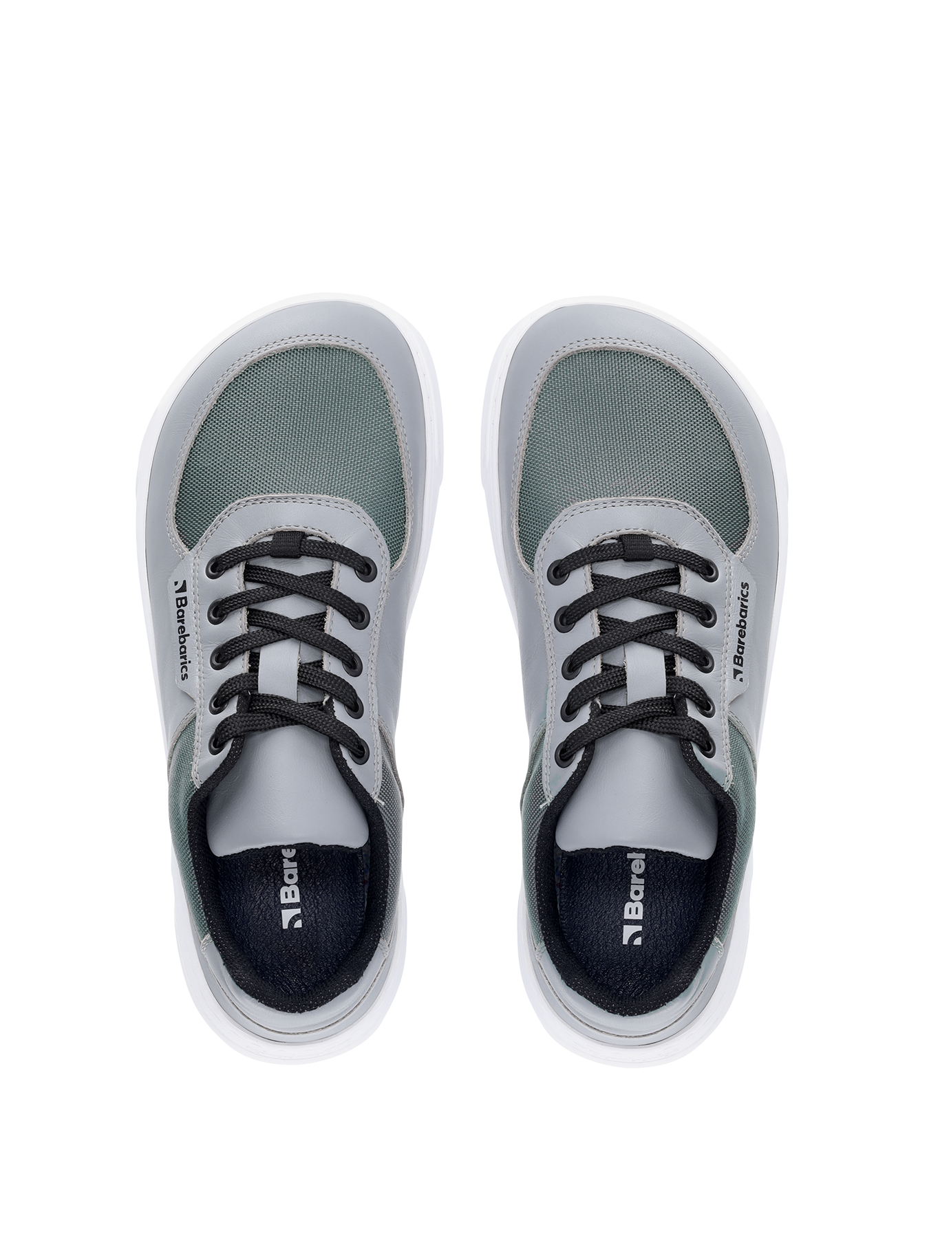 Barfußschuhe Barebarics Bravo - Grau & Weiß