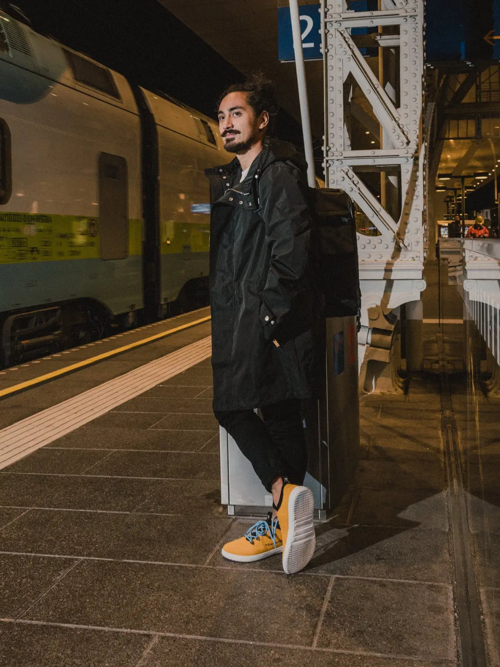 Barfuß-Sneaker Barebarics Bronx - Mustard