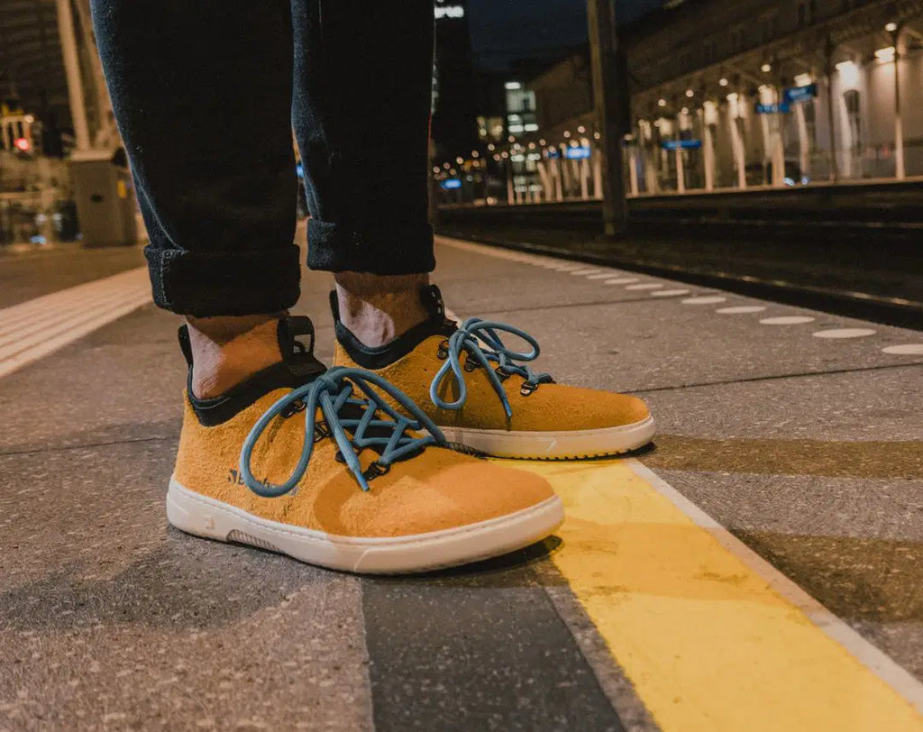 Barfuß-Sneaker Barebarics Bronx - Mustard
