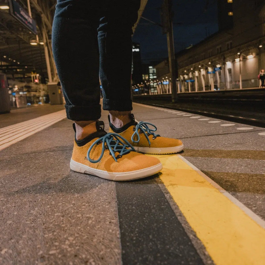 Barfuß-Sneaker Barebarics Bronx - Mustard