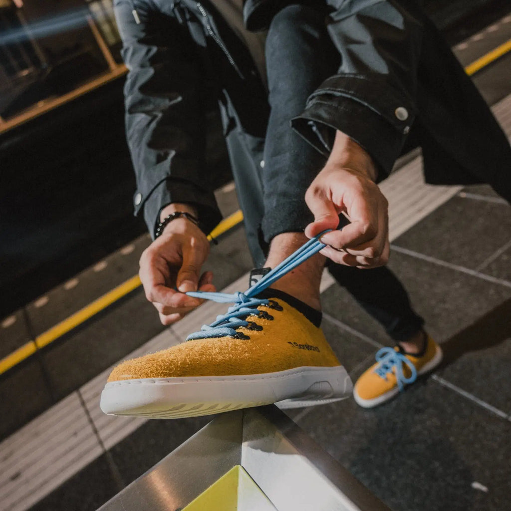Barfuß-Sneaker Barebarics Bronx - Mustard
