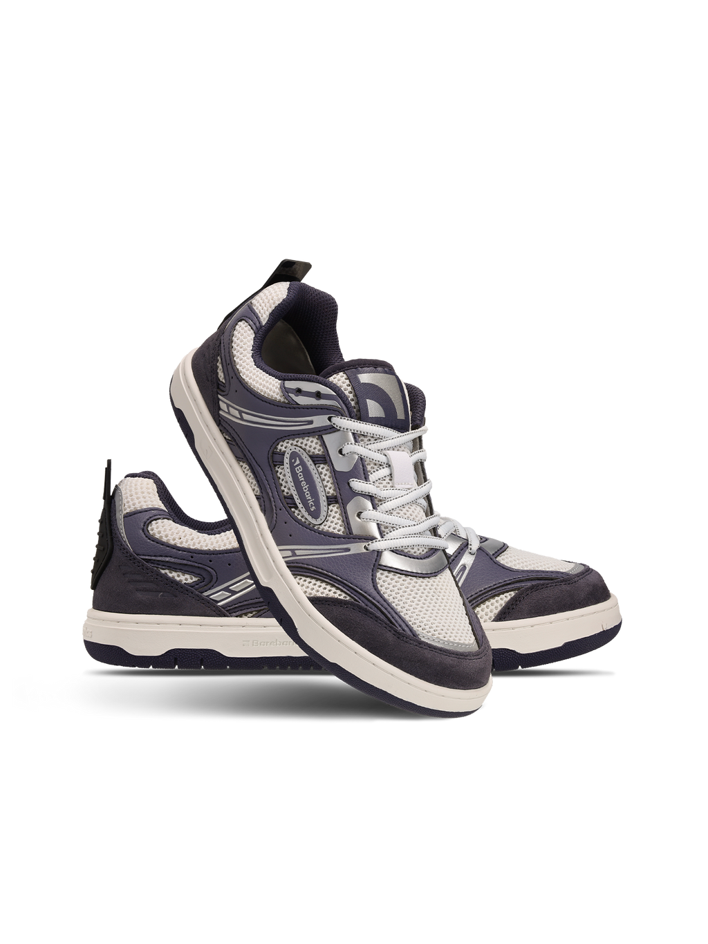 Barfuß-Sneaker Barebarics Dropsta – Blau & Silber