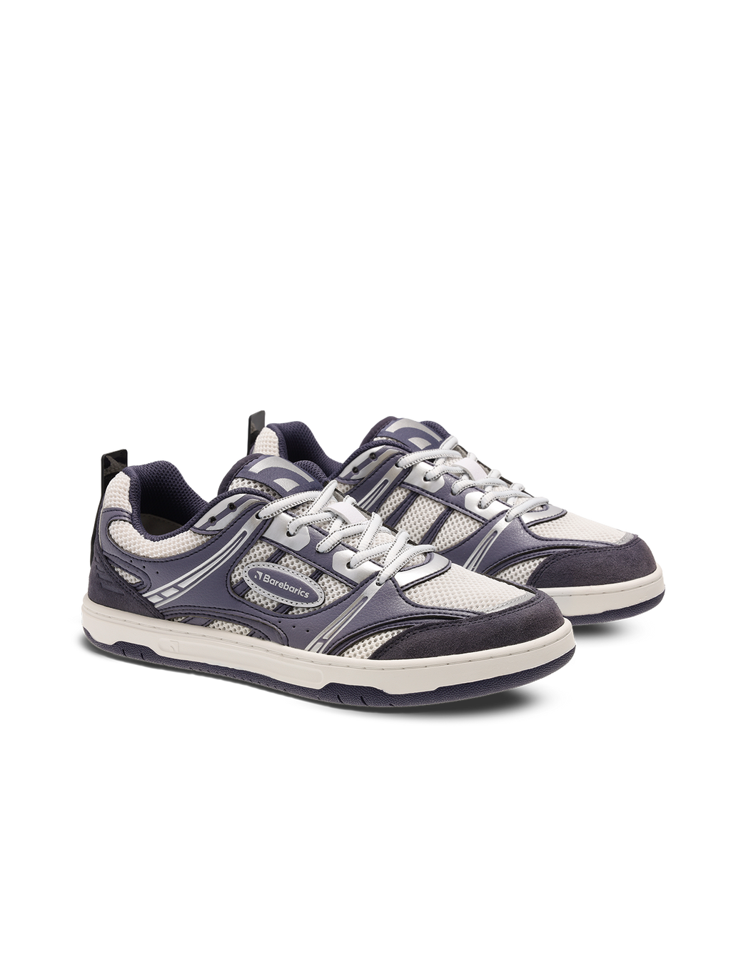Barfuß-Sneaker Barebarics Dropsta – Blau & Silber
