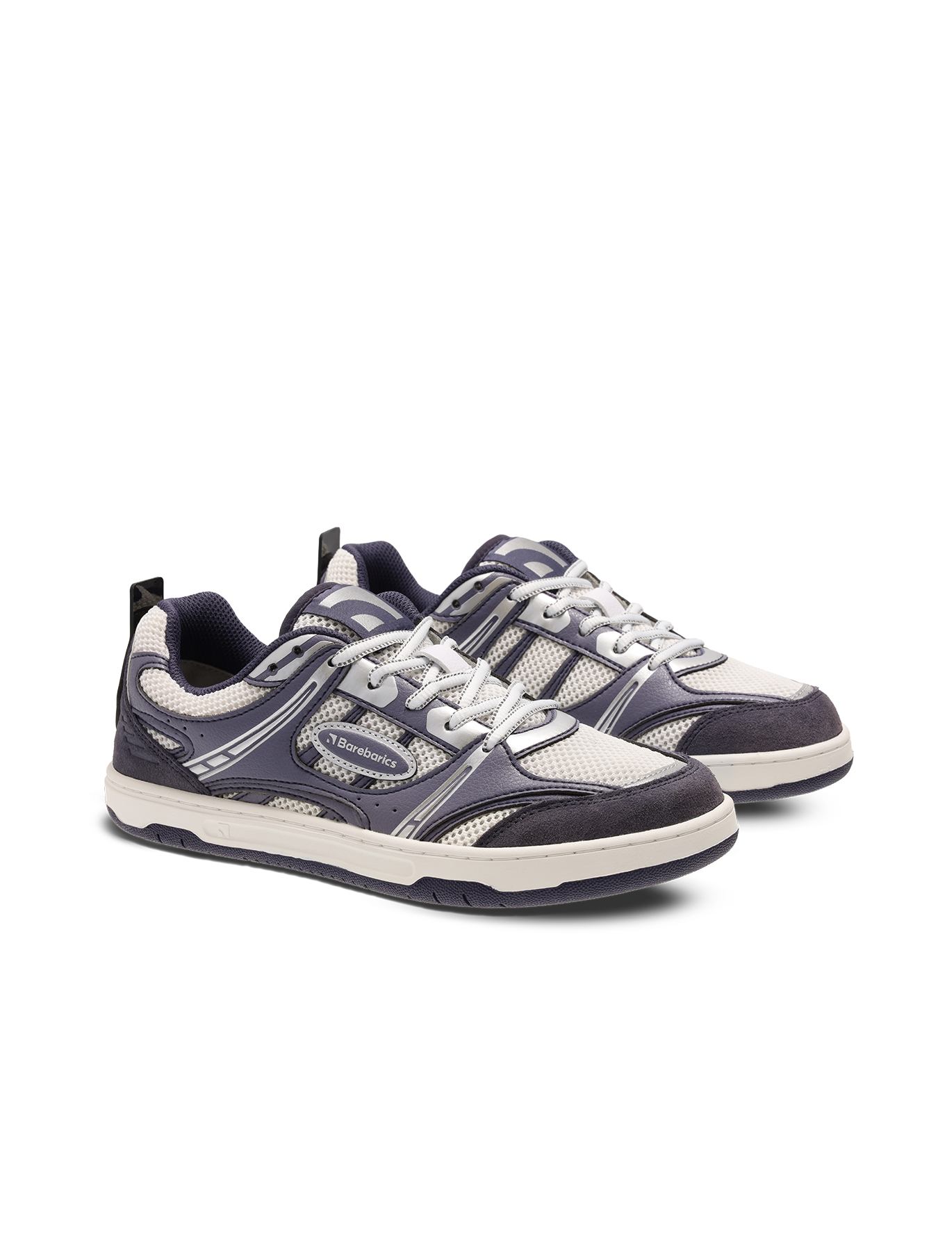 Barfuß-Sneaker Barebarics Dropsta – Blau & Silber