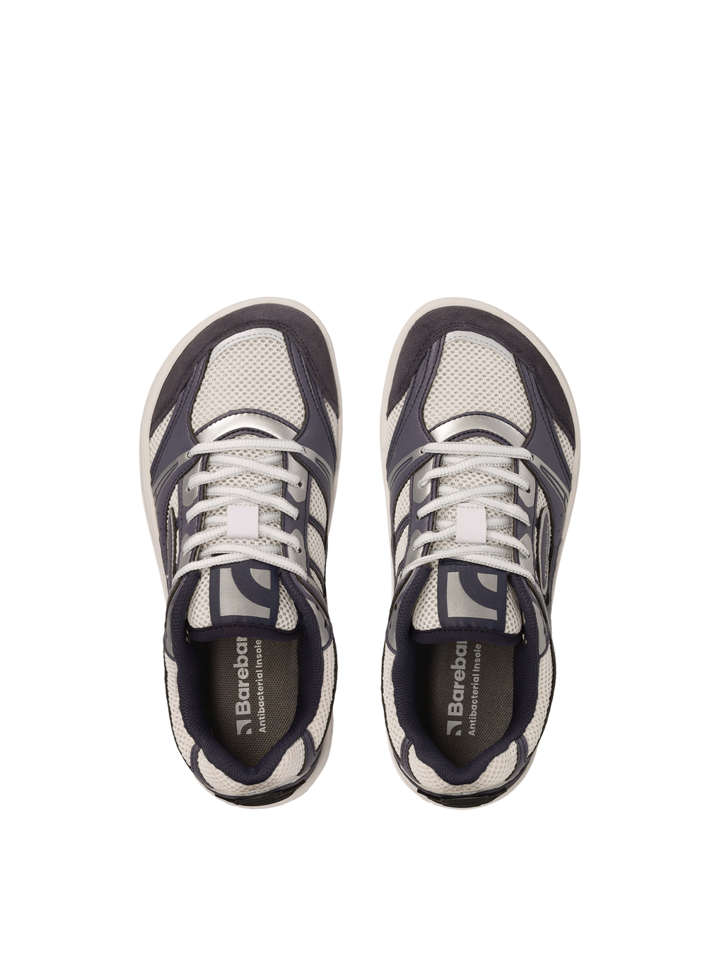 Barfuß-Sneaker Barebarics Dropsta – Blau & Silber