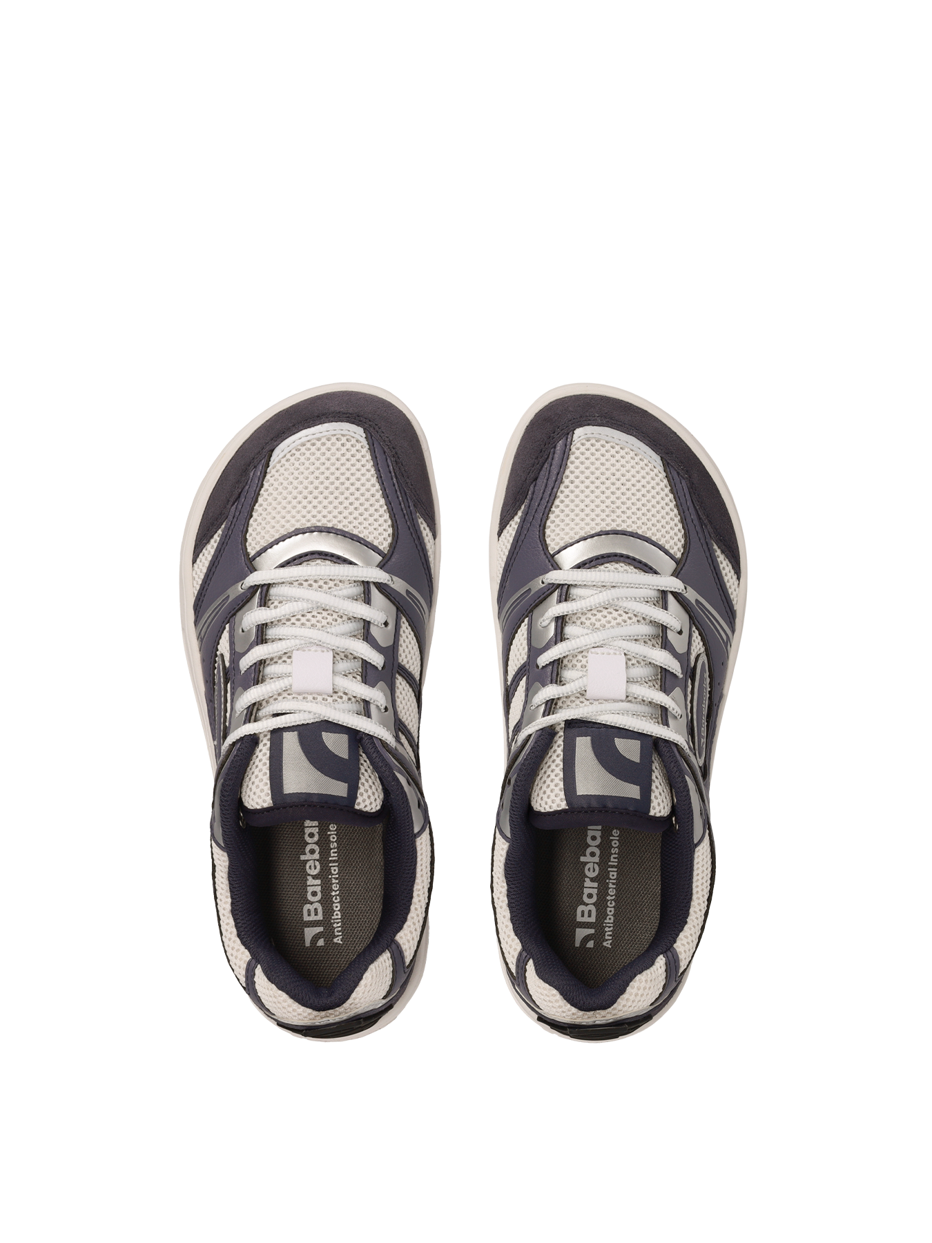 Barfuß-Sneaker Barebarics Dropsta – Blau & Silber