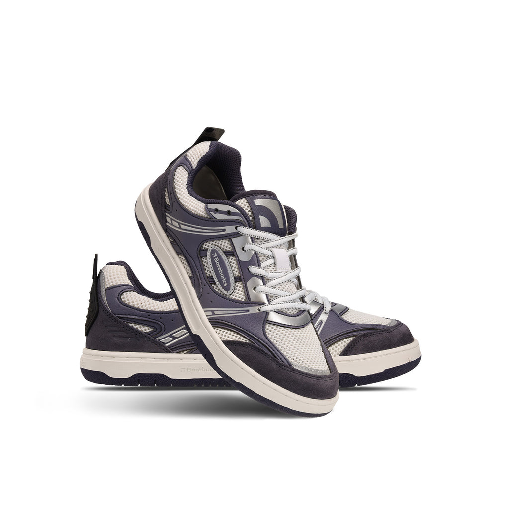 Barfuß-Sneaker Barebarics Dropsta – Blau & Silber