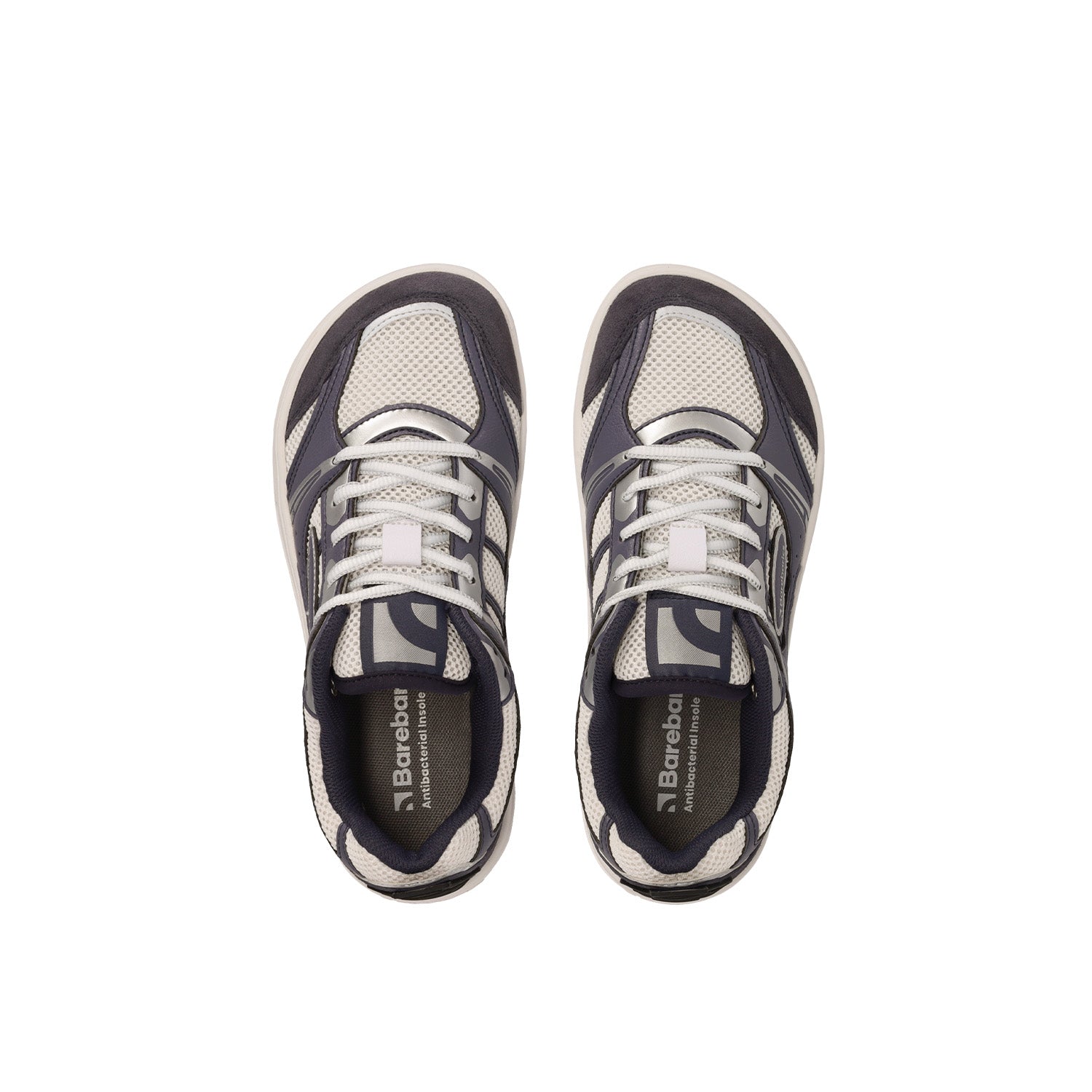 Barfuß-Sneaker Barebarics Dropsta – Blau & Silber