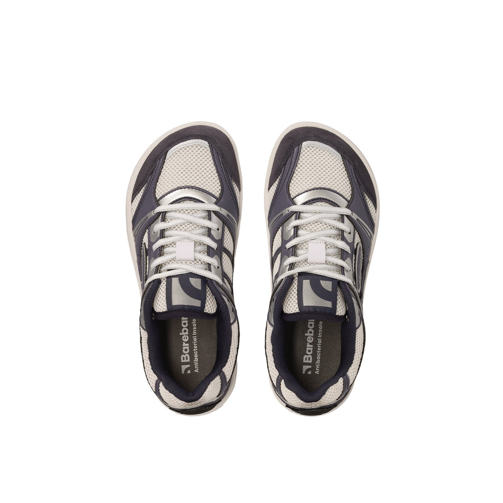 Barfuß-Sneaker Barebarics Dropsta – Blau & Silber