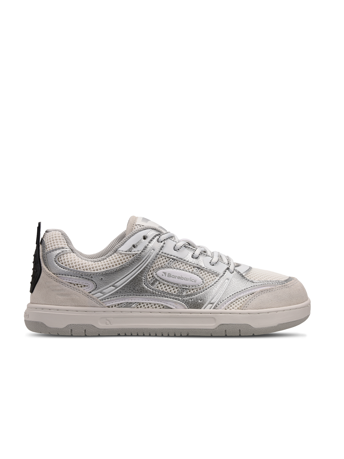 Barfuß-Sneaker Barebarics Dropsta - Silver & White