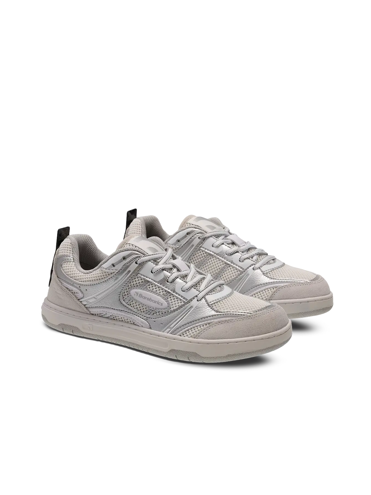 Barfuß-Sneaker Barebarics Dropsta - Silver & White