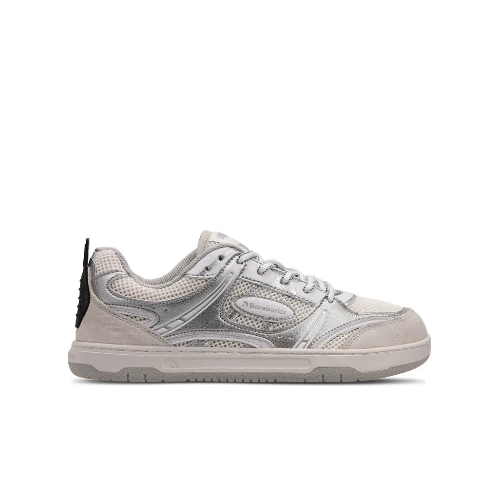 Barfuß-Sneaker Barebarics Dropsta - Silver & White