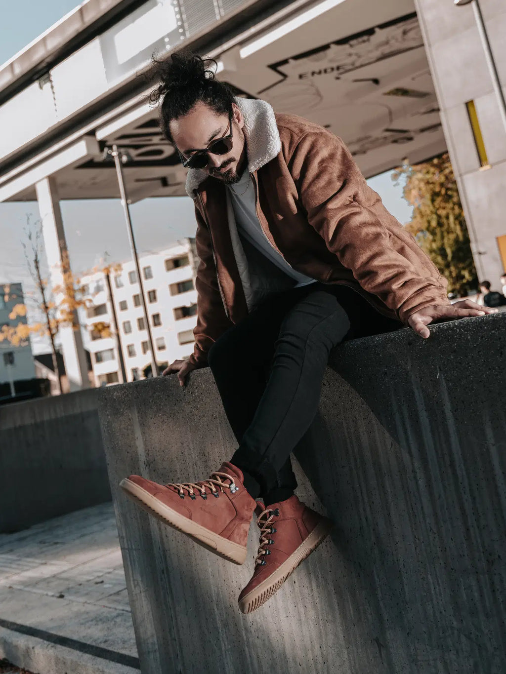 Barefoot Sneakers Barebarics Element - Clay Red