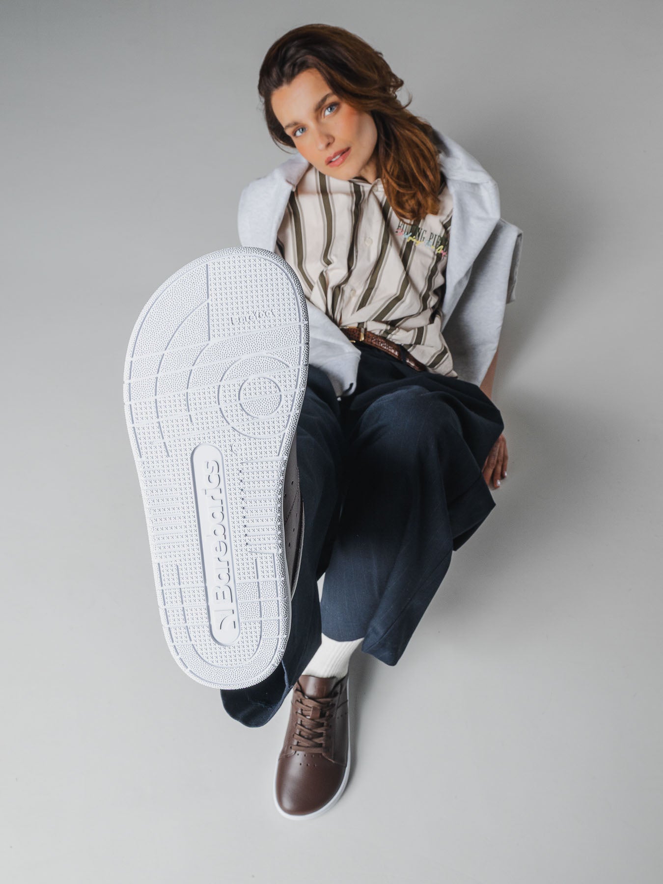 Barfuß-Sneaker Barebarics Enigma - Dunkelbraun